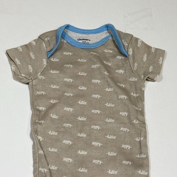 Baby Infant Boys Gerbers Short Sleeve One Piece Bodisuits Size 3-6 Months - Picture 3 of 7